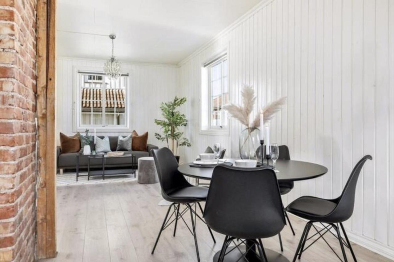 Lys Og Sentral Leilighet Med Terrasse Og Hage Apartment Lillehammer Exterior photo